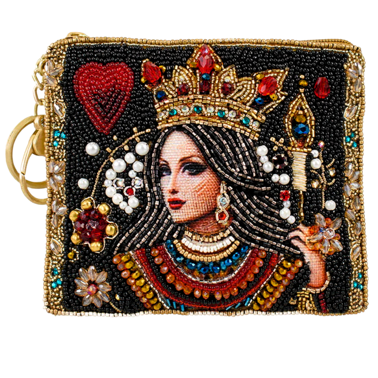 Queen Of Hearts Bag Charm & Coin Purse