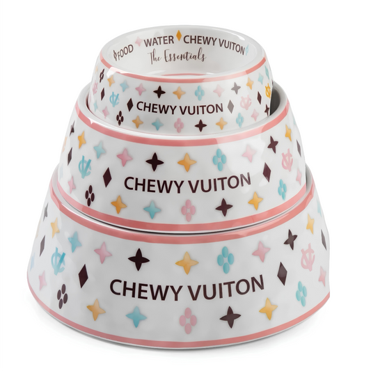 Chewy Vuiton Bowls