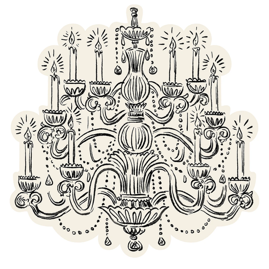 Glam Chandelier Placemats