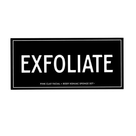 Charcoal Facial & Body Exfoliation Set