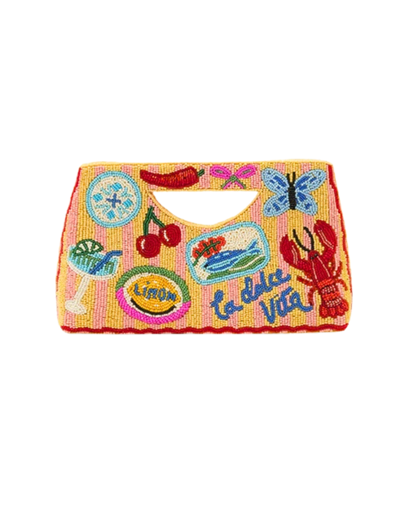 America & Beyond La Dolce Vita clutch