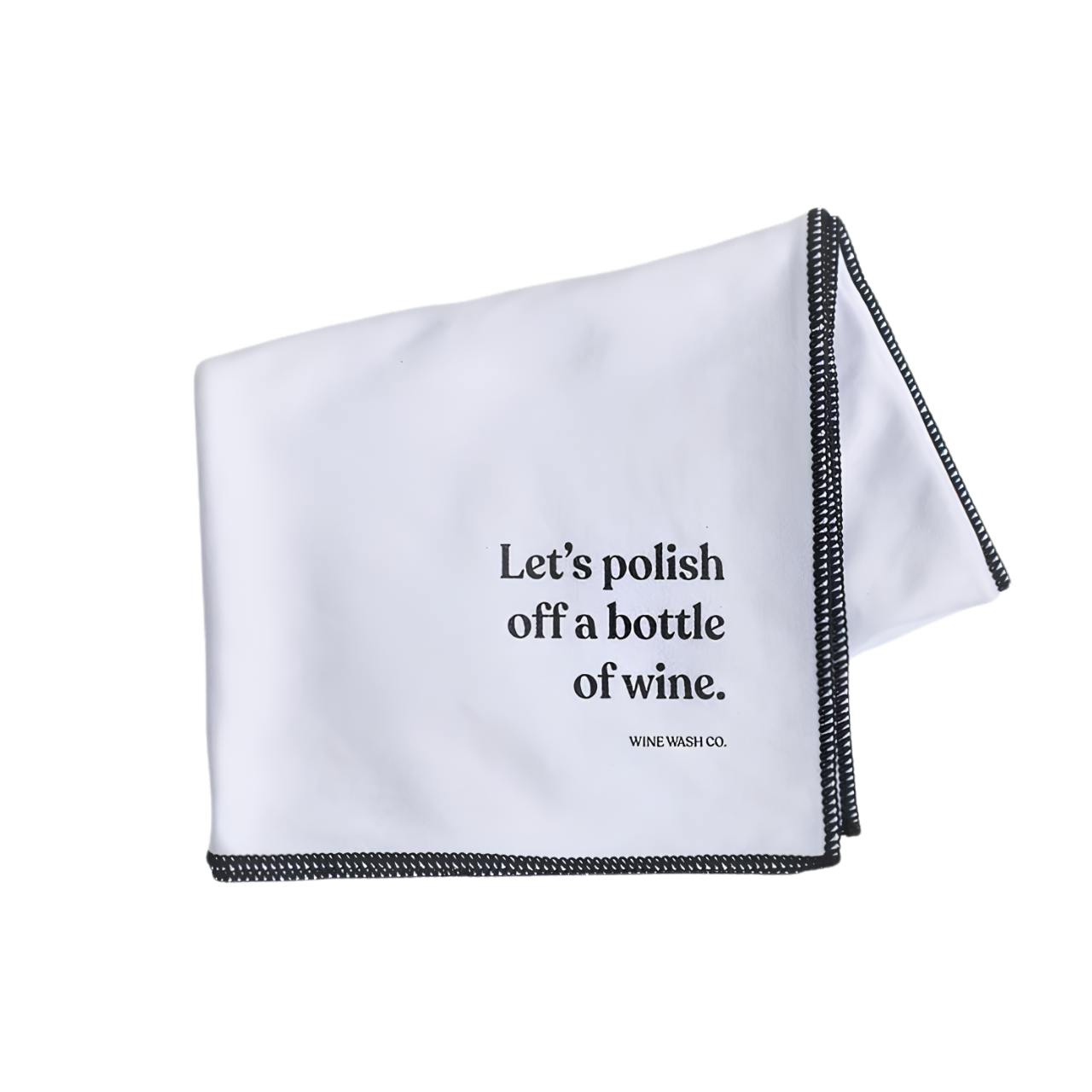 Wine glass polishing cloth