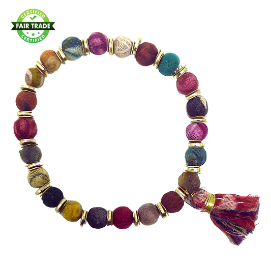 sequin tassel bracelet 