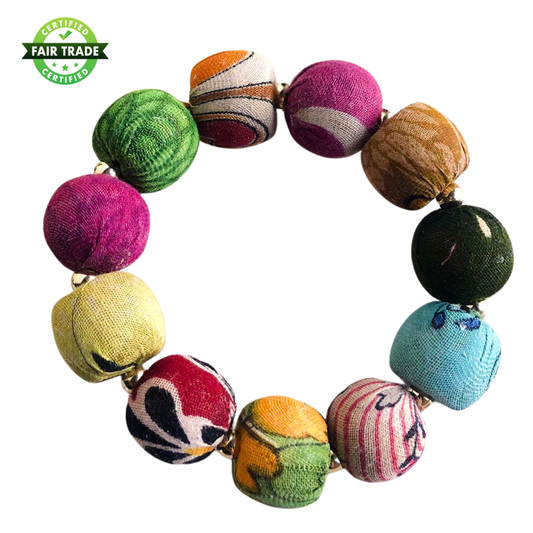 Sari bauble bracelet